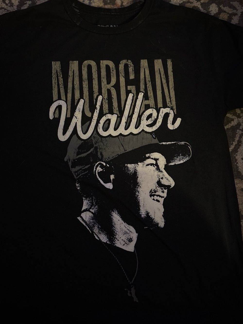 Morgan Waller Black Graphic Short Sleeve Tee